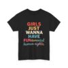 Girls Just Wanna Have FUNdamental Rights T-Shirt – Pastel Feminist Quote Tee Gift for Her | Bold Voices Style