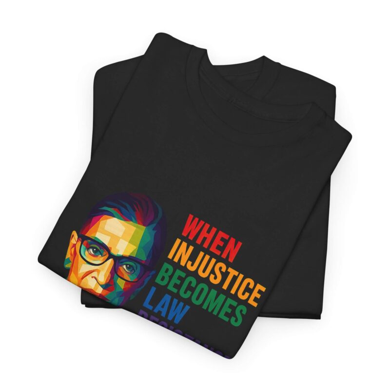 Resistance Becomes Duty T-Shirt – Rainbow Feminist Protest Quote Tee Gift for Her | Bold Voices Style