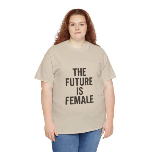 The Future Is Female T-Shirt – Minimalist Feminist Graphic Tee Gift for Her | Bold Voices Style - Image 2
