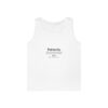 White - Feminist Tank Top – Patriarchy 0:5 Review Graphic Muscle Tee for Women & Allies | Bold Voices Style - BOLD0002