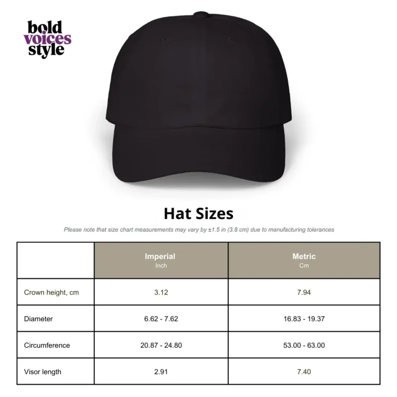 Size Chart Hat