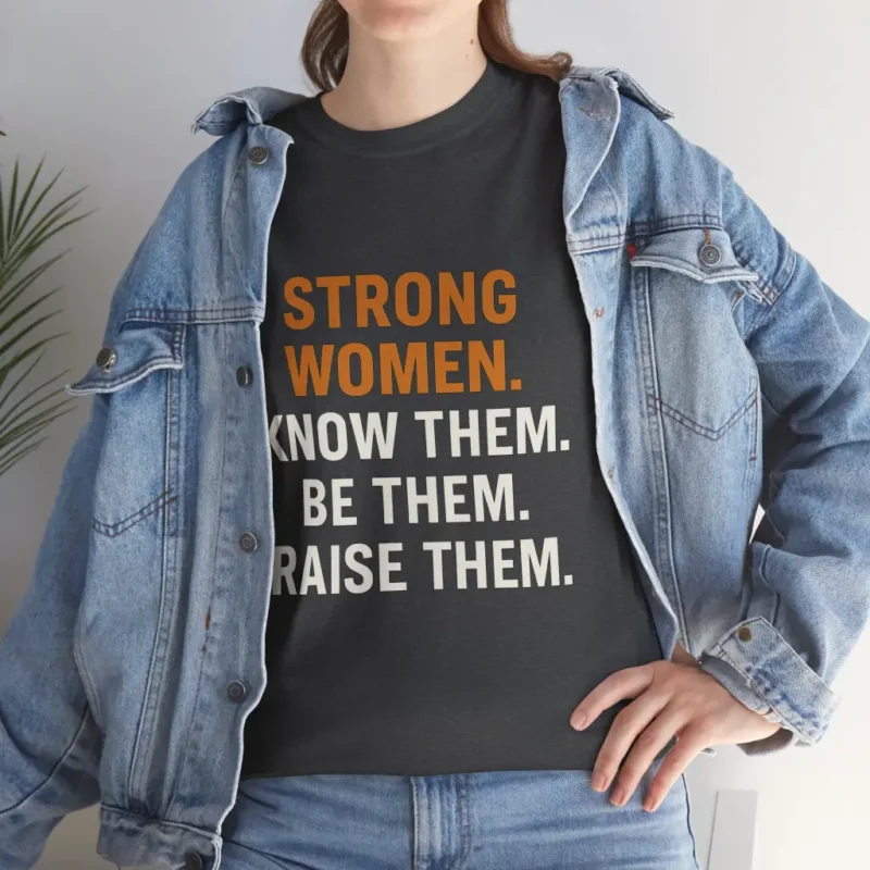 Strong Women Know Them Be Them Raise Them T-Shirt – Empowering Feminist Equality Tee