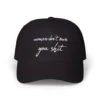 Women Don’t Owe You Anything Hat – Bold Feminist Embroidered Black Baseball Cap