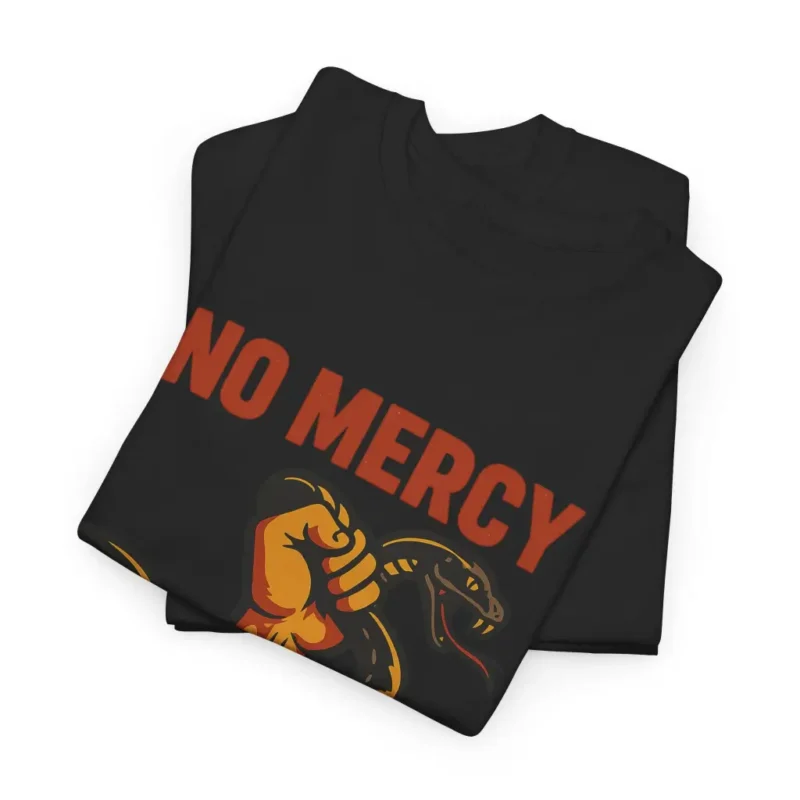 No Mercy for Fascism T-Shirt – Anti-Fascist Political Activism Graphic Tee