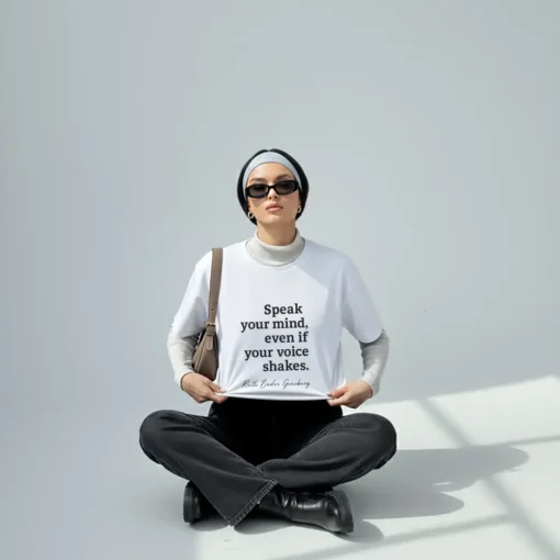 Speak Your Mind Feminist T-Shirt – Empowering Quote Graphic Tee for Women & Allies