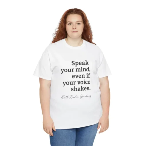 Speak Your Mind Feminist T-Shirt – Empowering Quote Graphic Tee for Women & Allies