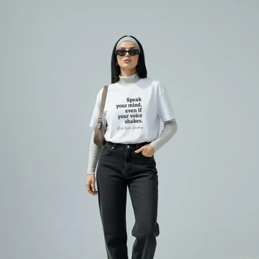 Speak Your Mind Feminist T-Shirt – Empowering Quote Graphic Tee for Women & Allies