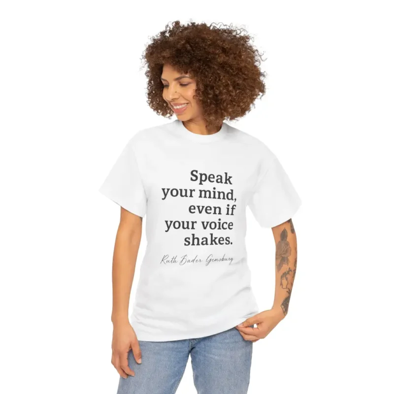 Speak Your Mind Feminist T-Shirt – Empowering Quote Graphic Tee for Women & Allies