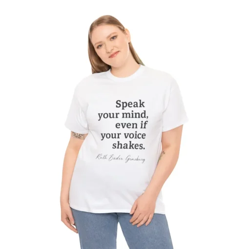 Speak Your Mind Feminist T-Shirt – Empowering Quote Graphic Tee for Women & Allies