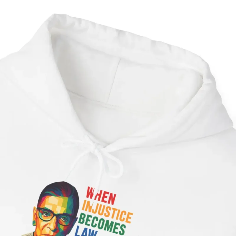 When Injustice Becomes Law Resistance Becomes Duty Hoodie – Bold Feminist Activism Pullover