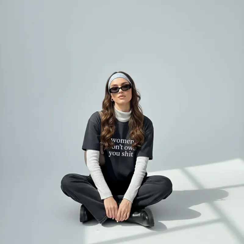 Women Don’t Owe You Anything Shirt – Bold Feminist Graphic Tee for Activists & Allies