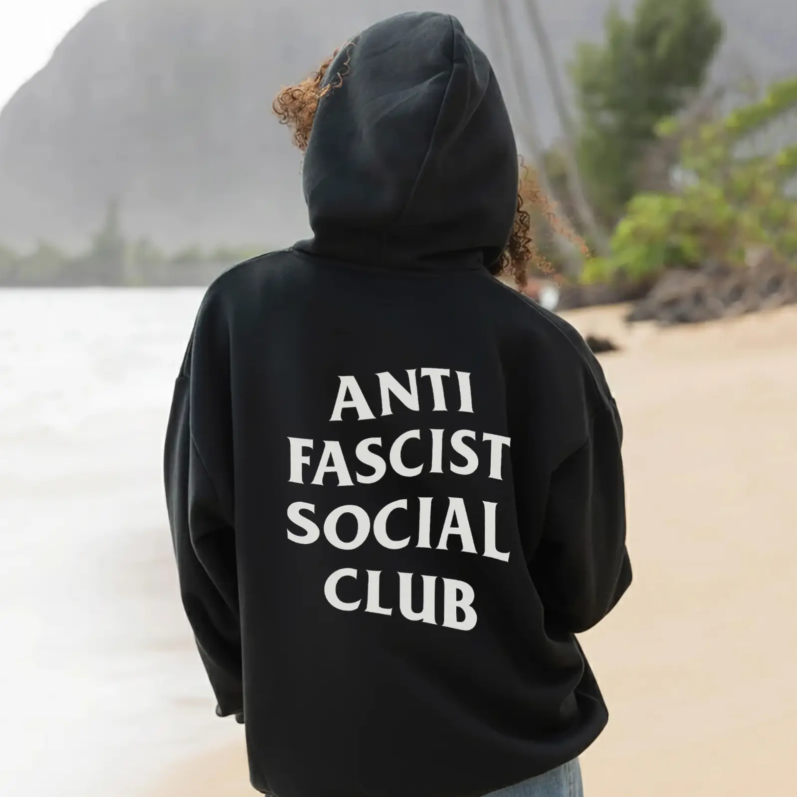 Anti Fascist Social Club Hoodie – Political Activism Equality Unisex Pullover