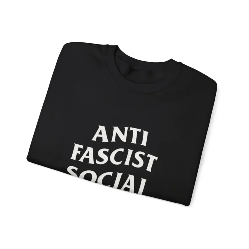 Anti-Fascist Social Club Sweatshirt – Political Activism Equality Crewneck