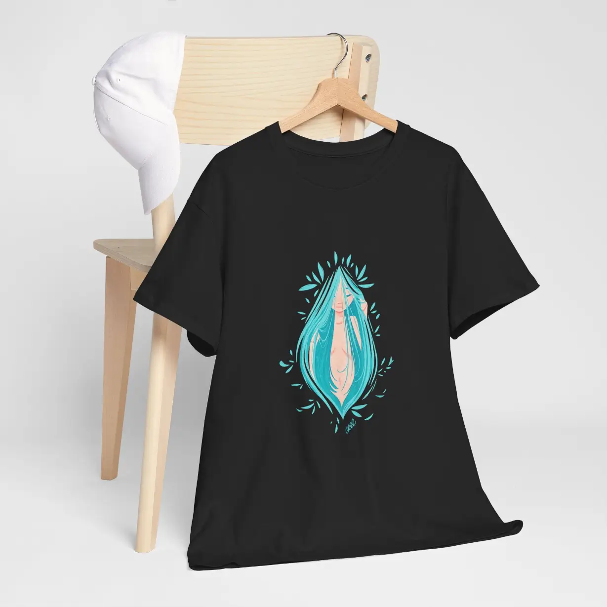 Divine Feminine Goddess Art T-Shirt – Mystical Feminist Empowerment Tee for Women