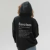 Fascism Definition Hoodie – Anti-Fascist Political Activism Statement Blend Hooded