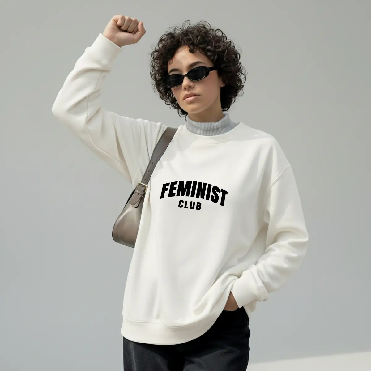 Feminist Club Sweatshirt – Women Empowerment Equality Crewneck