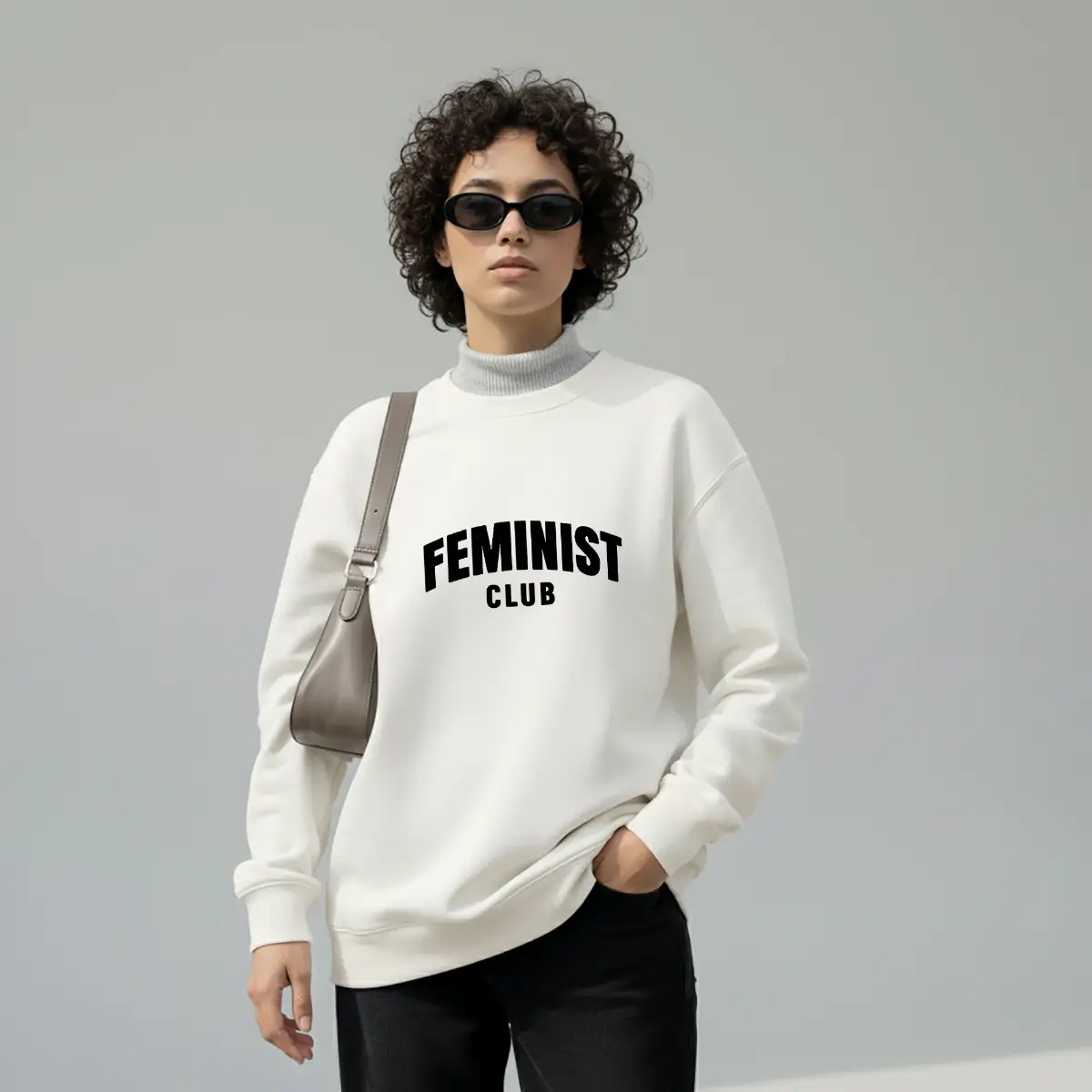Feminist Club Sweatshirt – Women Empowerment Equality Crewneck