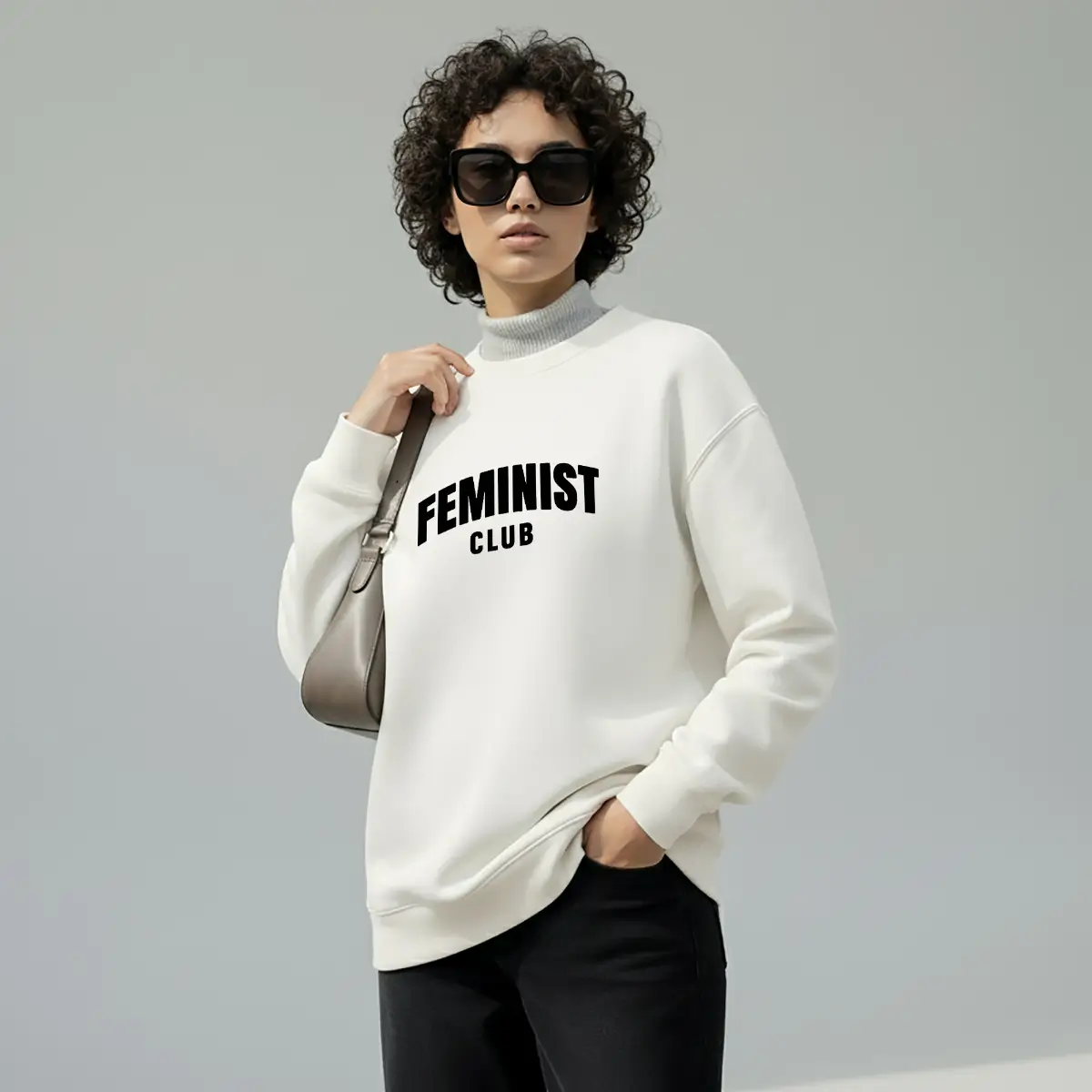 Feminist Club Sweatshirt – Women Empowerment Equality Crewneck