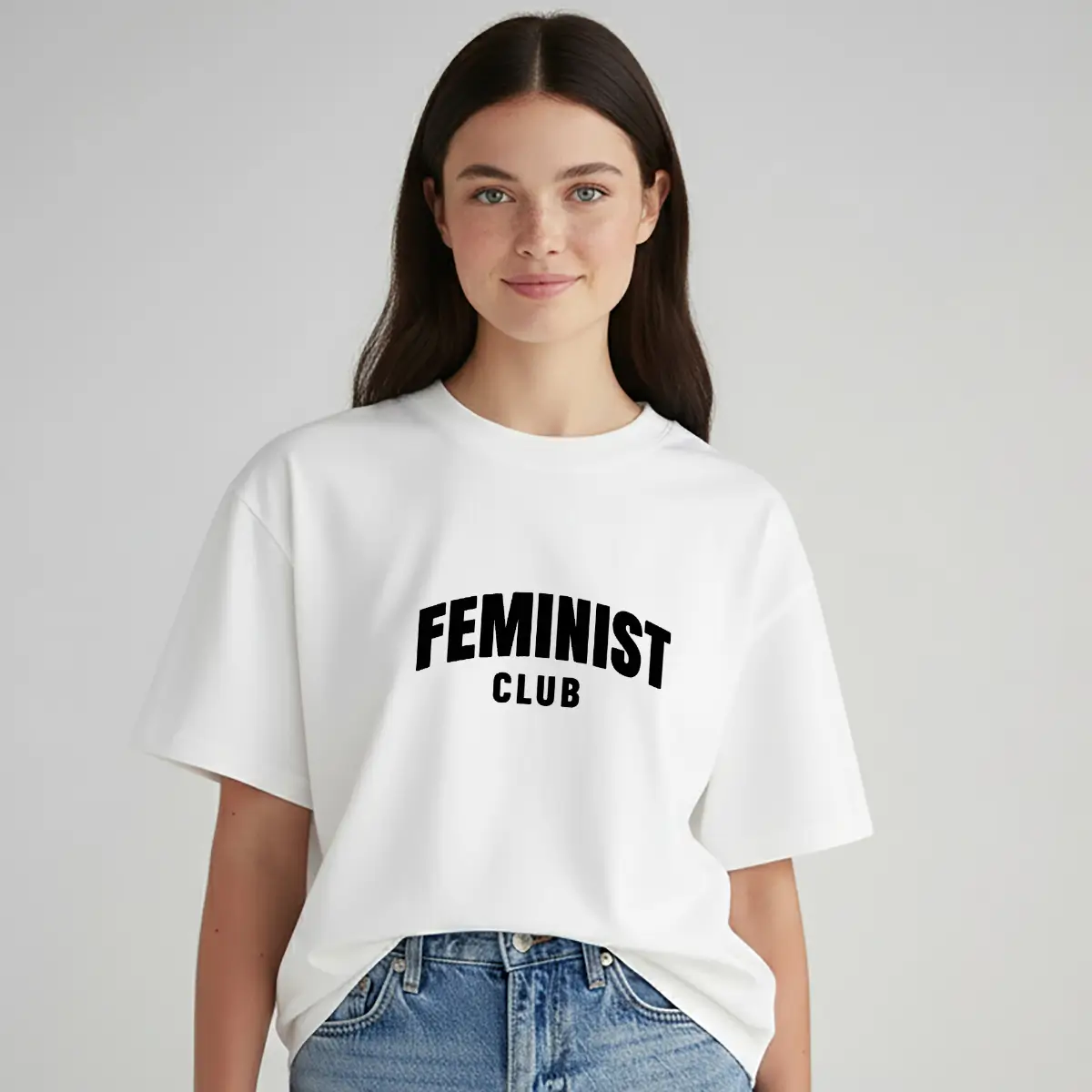 Feminist Club T-Shirt – Minimalist Empowerment Tee for Feminists and Equality Advocates