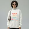 Girls Just Wanna Have FUNdamental Human Rights Sweatshirt – Feminist Crewneck