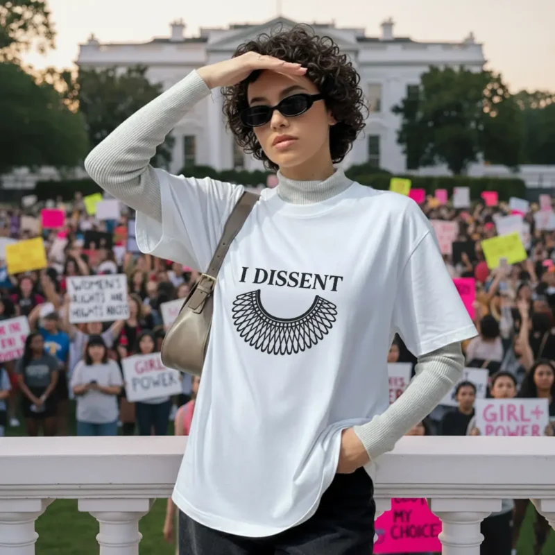 I Dissent T-Shirt – Feminist Equality Activist Tee | Bold Voices Style