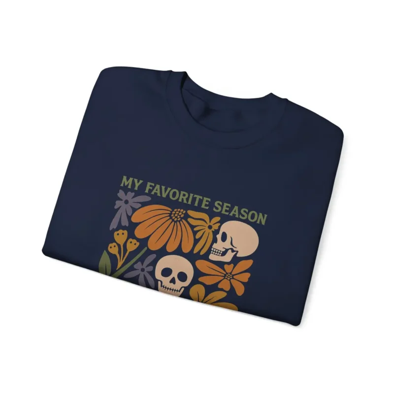 My Favorite Season Is the Fall of Fascism Sweatshirt – Retro Activist Fall Crewneck