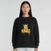 No Kings Sweatshirt – Political Anti-Authoritarian Equality Statement Crewneck