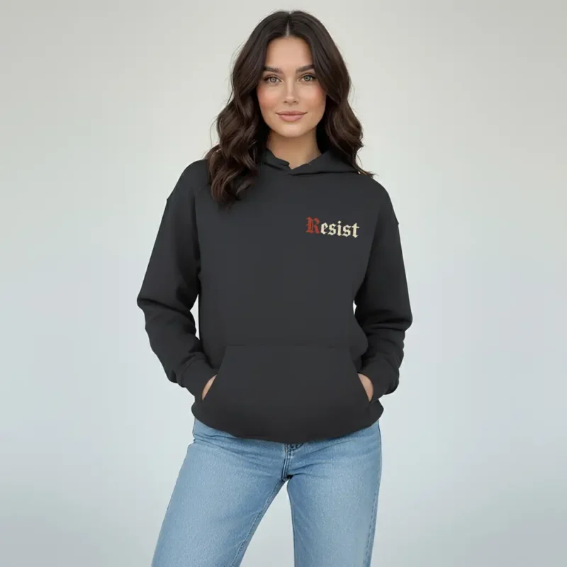 Resist Like 1938 Germany – Reject Fascists Political Activism Hoodie Unisex Anti-Fascism Pullover